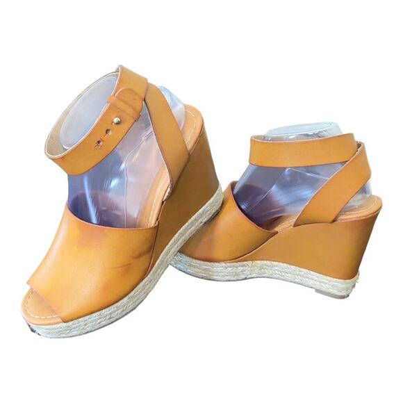 Montego Bay Club‎ Serafina High Wedge Ankle Strap Sandals - Picture 7 of 10